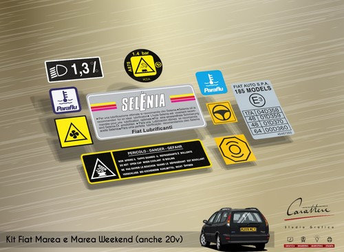 Kit adesivi fiat - kit, marea
