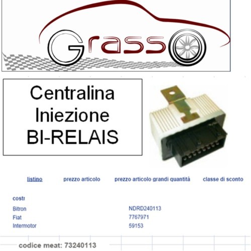 Centralina relais iniezione - centralina,